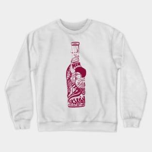 Burgundy Fashion In A Bottle Crewneck Sweatshirt